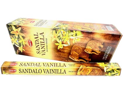 HEM Vonné tyčinky Sandal Vanilla, 20 ks