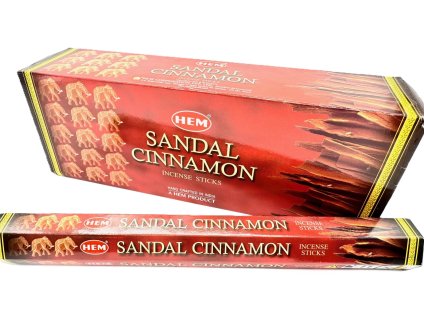 HEM Vonné tyčinky Sandal Cinnamon, 20 ks