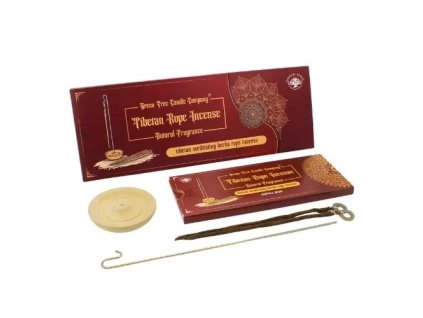 Green Tree Tibetské bylinné vonné provázky Meditační byliny se stojánkem