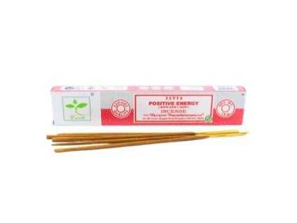 Shrinivas Satya Positive Energy (Pozitivní energie) – vonné tyčinky s vůní bílé šalvěje a oudu | Andivo