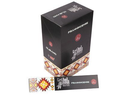Tribal Soul Vonné tyčinky Frankincense (Kadidlo) Masala, 15 g – pryskyřičná vůně kadidla pro meditaci a očistu | Andivo