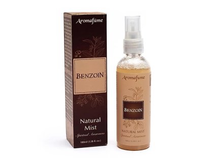 Aromafume Přírodní bytový sprej Benzoin (Benzoe) 100 ml – přírodní osvěžovač vzduchu s benzoinovou pryskyřicí | Andivo