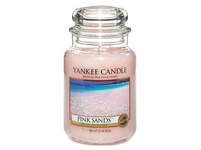 Yankee Candle Vonná svíčka Růžové písky (Pink Sands), 623 g