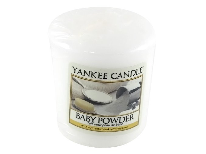 Yankee Candle Votivní svíčka Dětský pudr, 49 g