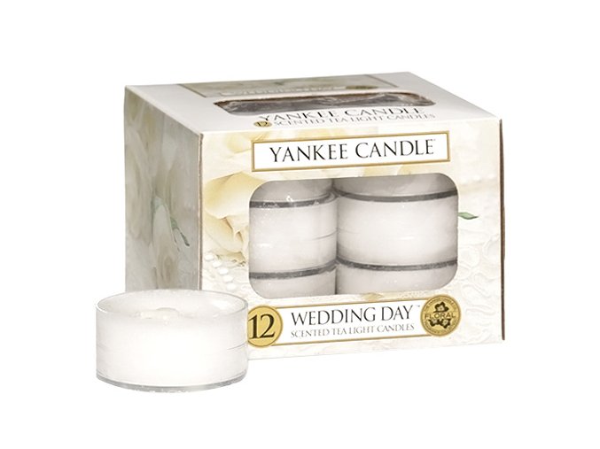 Yankee Candle Čajová svíčka Svatební den (Wedding Day), 12 ks