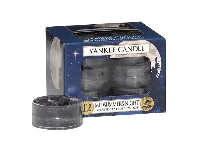 Yankee Candle Čajová svíčka Letní noc (Midsummers Night), 12 ks