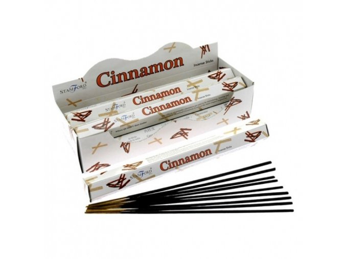 Vonné tyčinky Stamford Premium Cinnamon, 20 ks