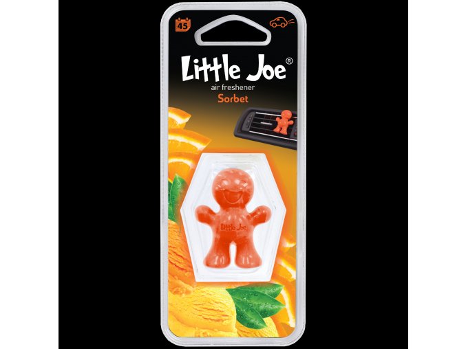 Osvěžovač vzduchu Little Joe Vent Air Freshener Orange Twist Sorbet, 1 ks
