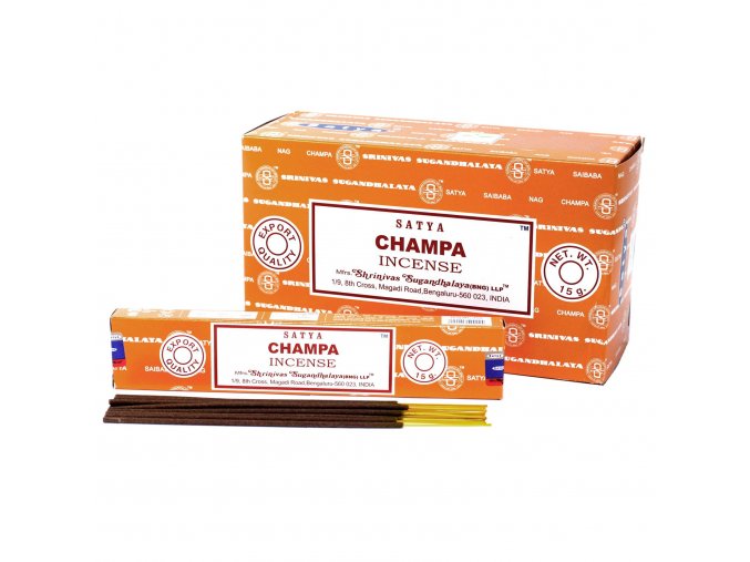 Vonné tyčinky Shrinivas Satya Champa, 15 g