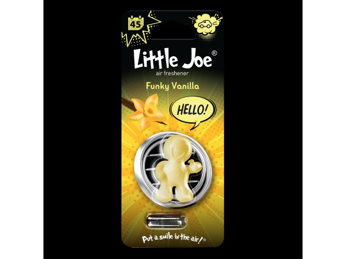 Osvěžovač vzduchu Little Joe Thumbs Up Air Freshener Yellow Vanilla, 1 ks