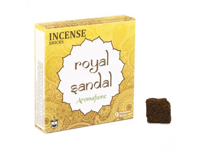 Aromafume vonné cihličky Royal Sandal, 9 ks