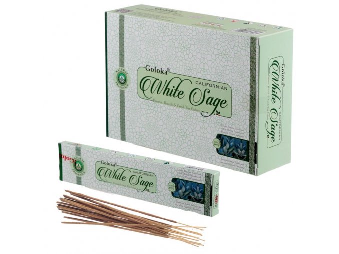 Goloka Californian White Sage Vonné tyčinky, 15 g