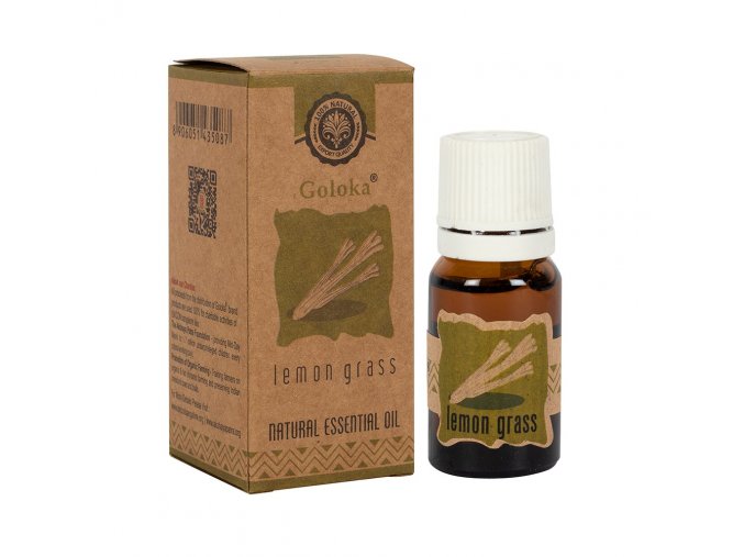 Goloka Natural Essential Oil Lemon Grass Citronová tráva, 10 ml