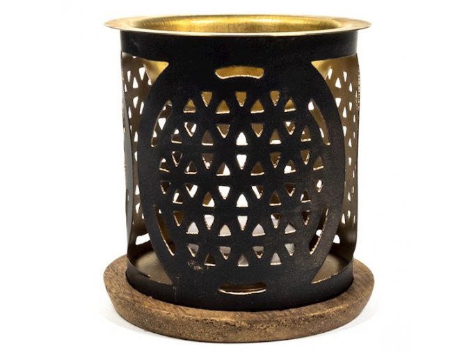 Aromafume Flower of Life Květ života Aroma lampa, 9 x 8 cm