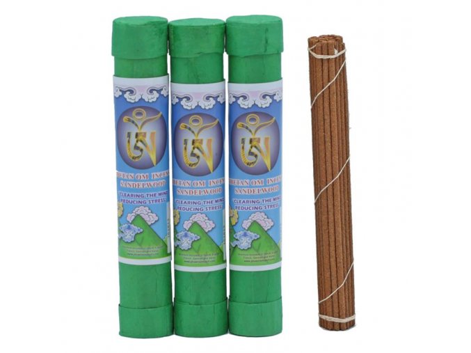 Tibetan OM Sandalwood Vonné tyčinky, 35 g