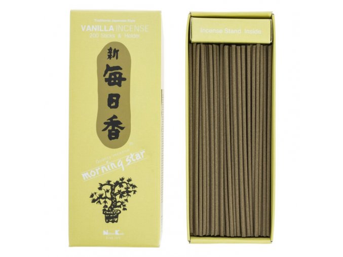 Nippon Kodo Morning Star Vanilla Vonné tyčinky, BOX 200 ks