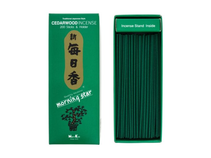Nippon Kodo Morning Star Cedarwood Vonné tyčinky, BOX 200 ks