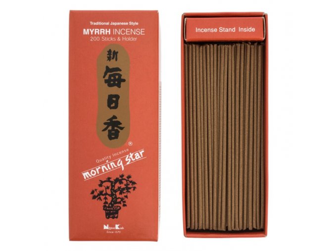 Nippon Kodo Morning Star Myrrh Vonné tyčinky, BOX 200 ks