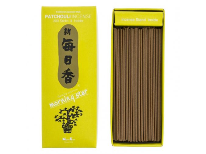 Nippon Kodo Morning Star Patchouli Vonné tyčinky, BOX 200 ks