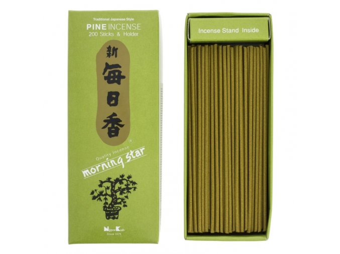 Nippon Kodo Morning Star Pine Borovice Vonné tyčinky, BOX 200 ks