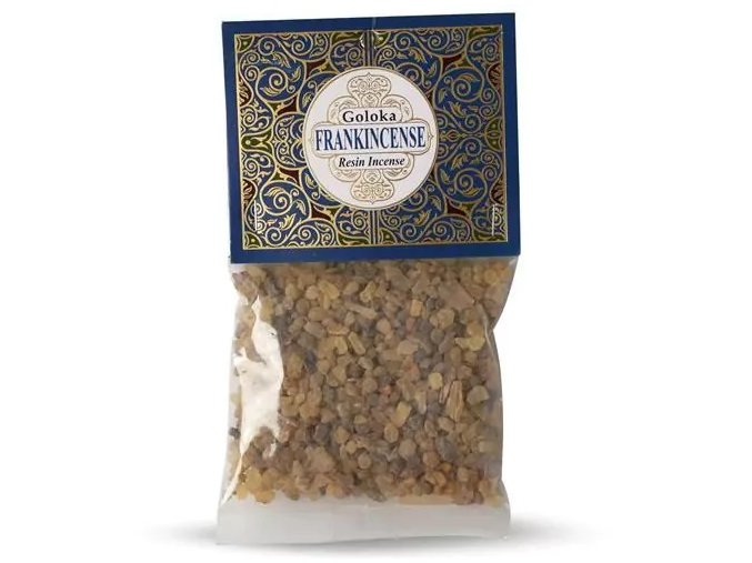 Goloka Vonná pryskyřice pro vykuřování Frankincense Kadidlo, 30 g.