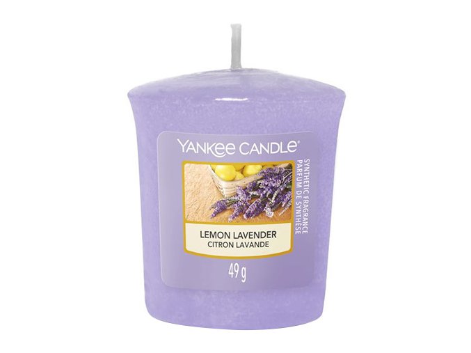 Votivní svíčka Yankee Candle Citrón a levandule, 49 g