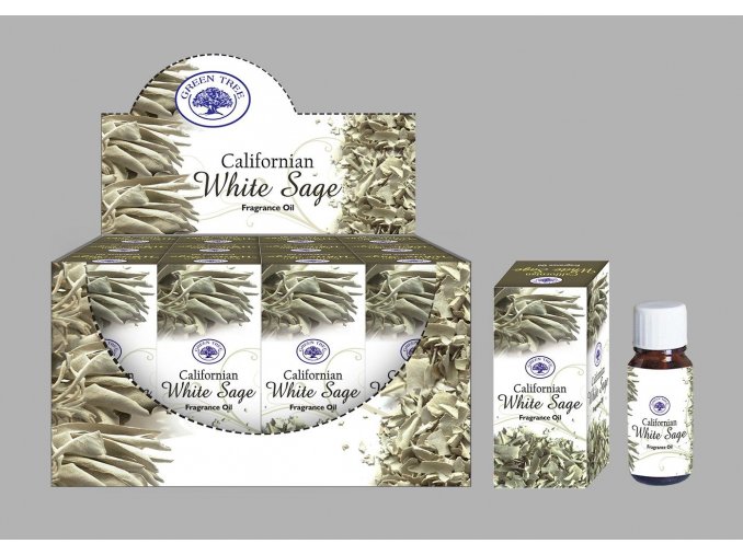 Green Tree Californian White Sage Bílá šalvěj Vonný olej, 10 ml