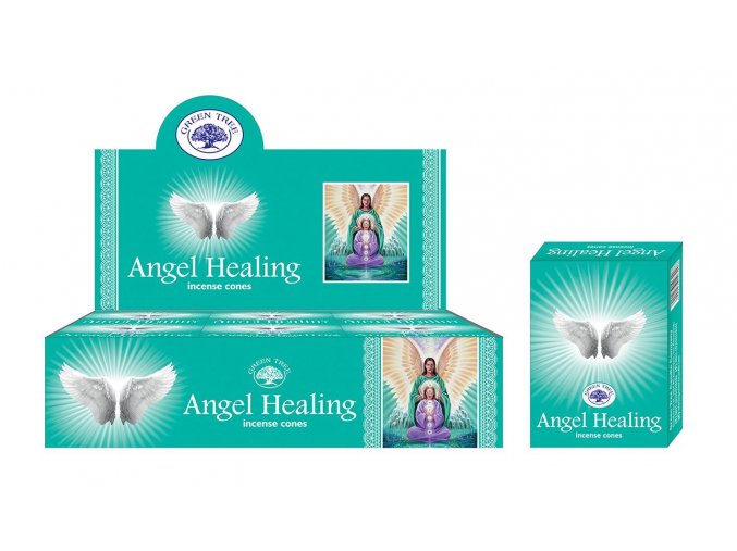 Green Tree Angel Healing Andělské léčení Vonné kužely, 10 ks
