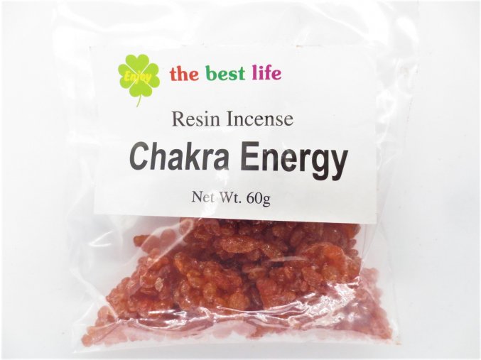 the best life Vonná směs pryskyřic pro vykuřování Chakra Energy, 60 g.