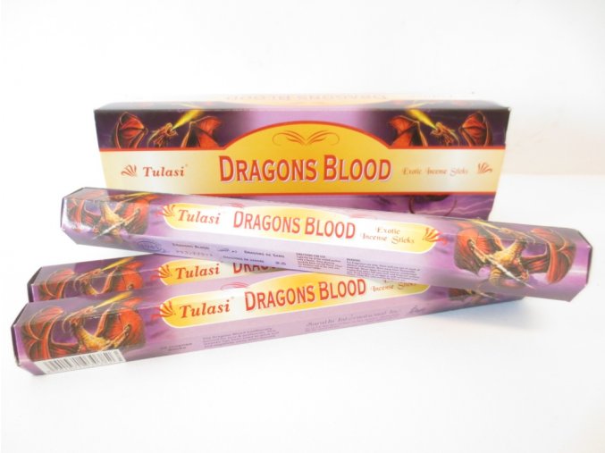 TULASI Vonné tyčinky Dragons Blood Dračí krev, 20 ks