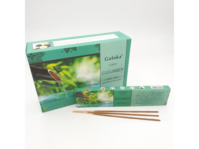 Goloka Vonné tyčinky Aromatherapy Cucumber, 15 g