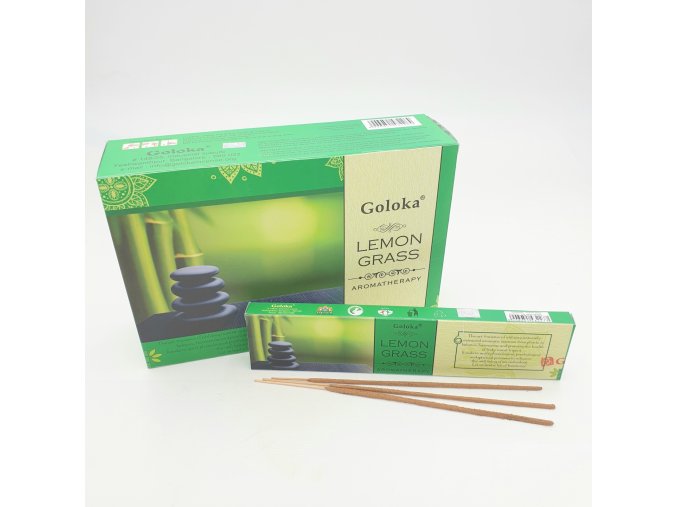 Goloka Vonné tyčinky Aromatherapy Lemongrass , 15 g