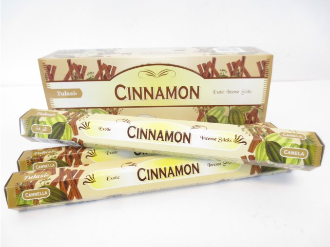 TULASI Vonné tyčinky CINNAMON, 20 ks