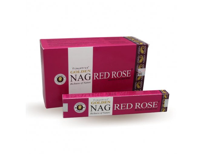 Vijayshree Vonné Tyčinky Golden Nag Red Rose, 15 g