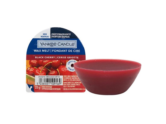 Yankee Candle Vonný vosk Black Cherry Zralé třešně , 22 g