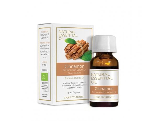 Fiore d'Oriente Natural Essential Oil Cinnamon organic, 10 ml