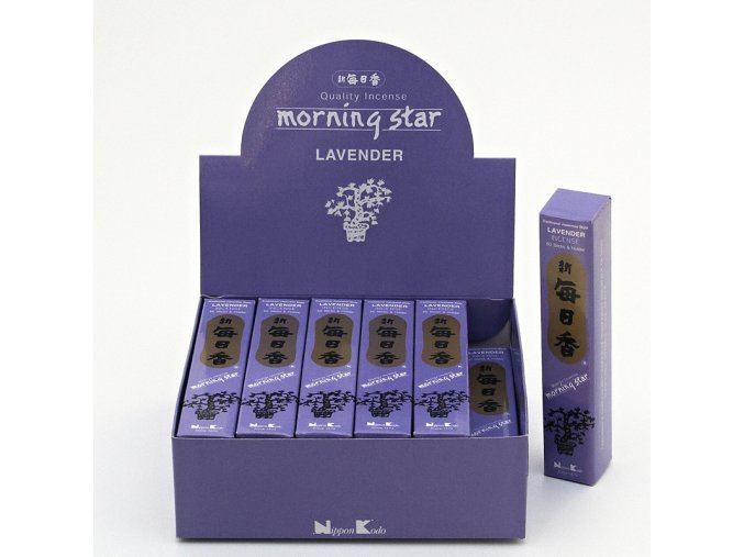 Nippon Kodo Morning Star Lavender Levandule Vonné tyčinky, 50 ks