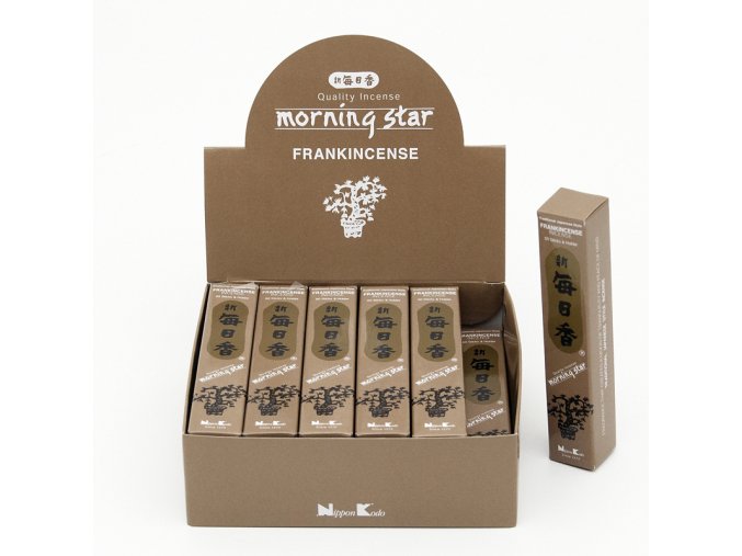 Nippon Kodo Morning Star Frankincense Kadidlo Vonné tyčinky, 50 ks