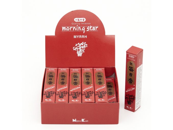 Nippon Kodo Morning Star Myrrh Vonné tyčinky, 50 ks