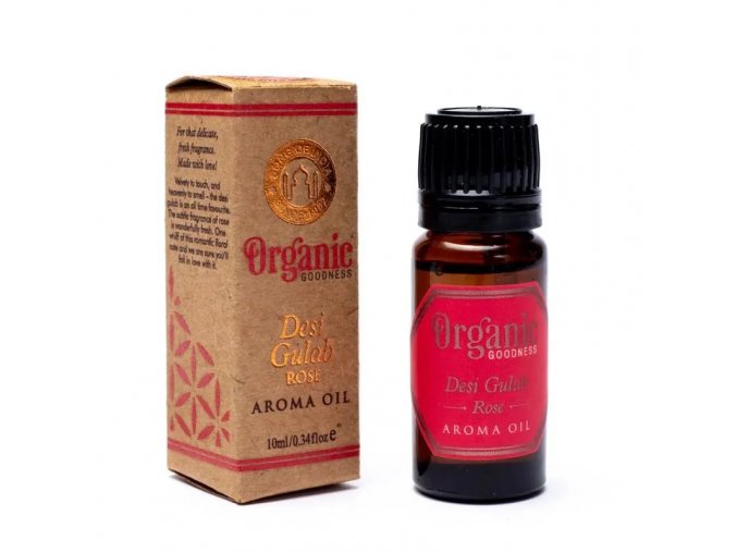 Song of India Organic Essential Oil Desi Gulab Rose (Růže), 10 ml