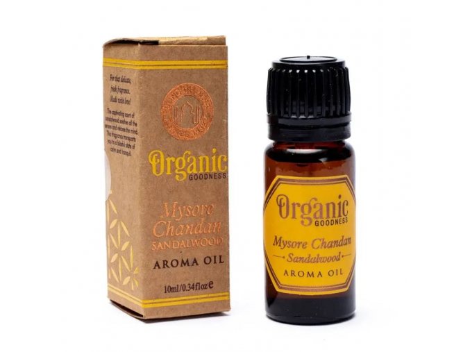 Song of India Organic Essential Oil Mysore Chandan Sandalwood (santal), 10 ml