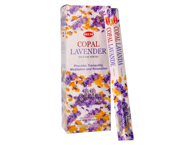 HEM Vonné tyčinky Copal Lavender, 20 ks