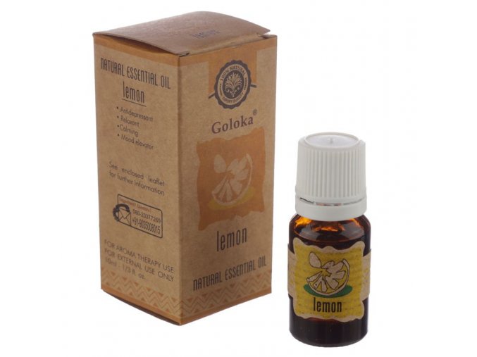 Goloka Natural Essential Oil Lemon, 10 ml