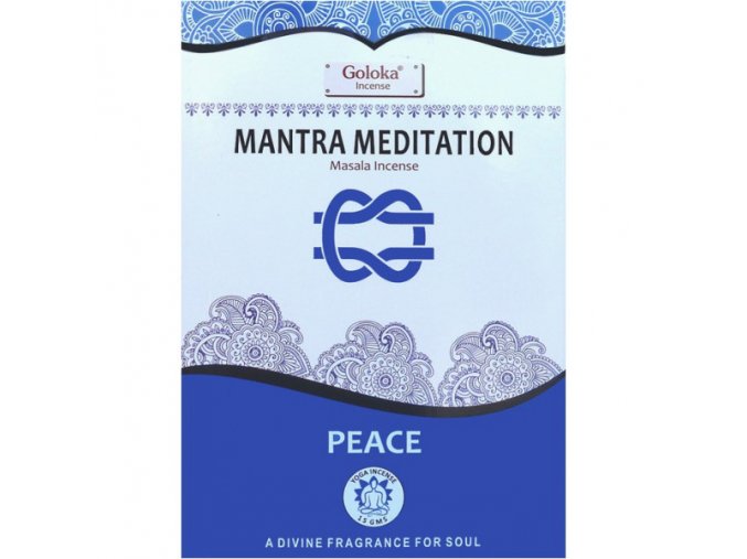 Goloka Vonné tyčinky Yoga series Mantra meditation, 15 g 1