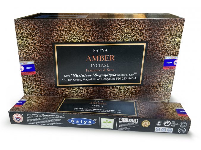 Shrinivas Satya Vonné tyčinky Fragrances & Sens Ambre, 15 g