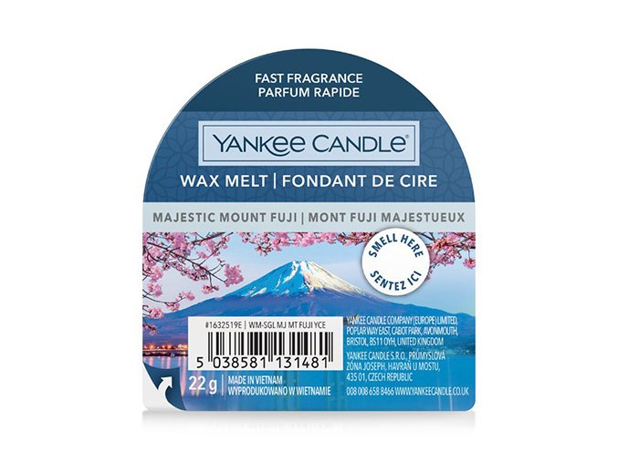 Yankee Candle Vonný vosk Majestic Mount Fuji (Majestátní hora Fuji), 22 g