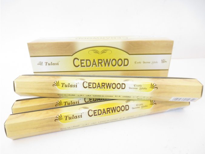 TULASI Vonné tyčinky CEDARWOOD, 20 ks