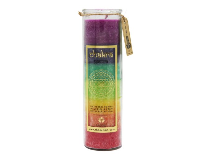 ARÔME Vonná svíčka ve skle Chakra (Univerzální síla), 320 g.