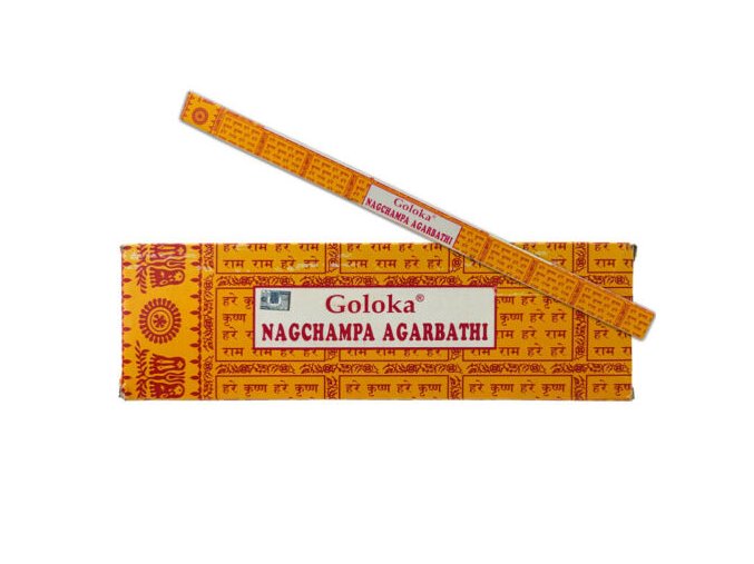 Goloka Vonné tyčinky Nag Champa, 8 ks