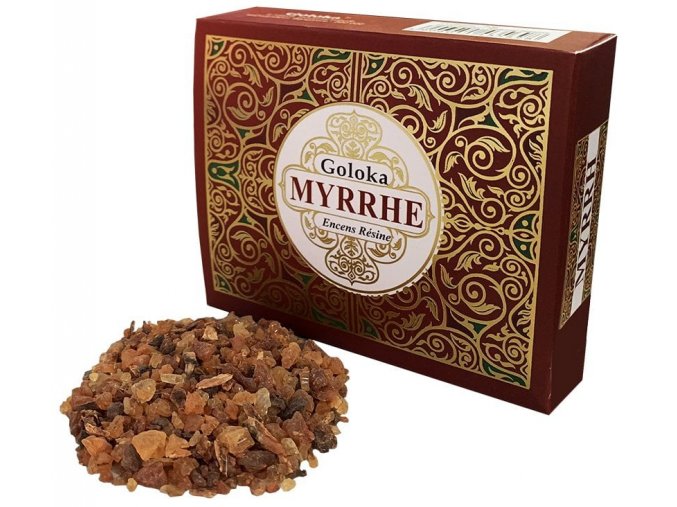 Goloka Vonná pryskyřice pro vykuřování Myrrh, 50 g.